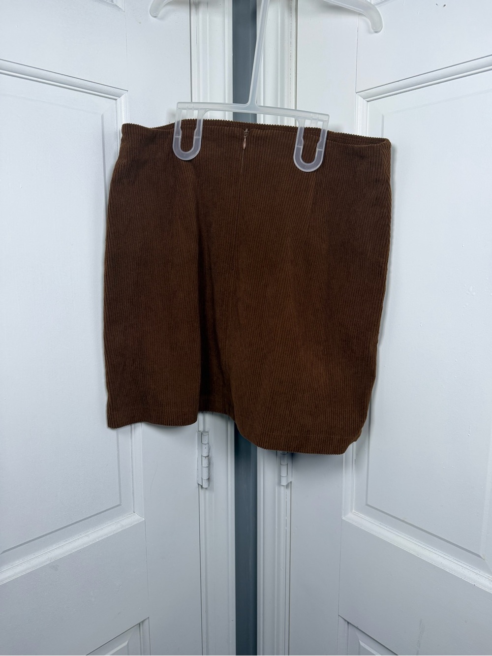 Brown Corduroy Skirt